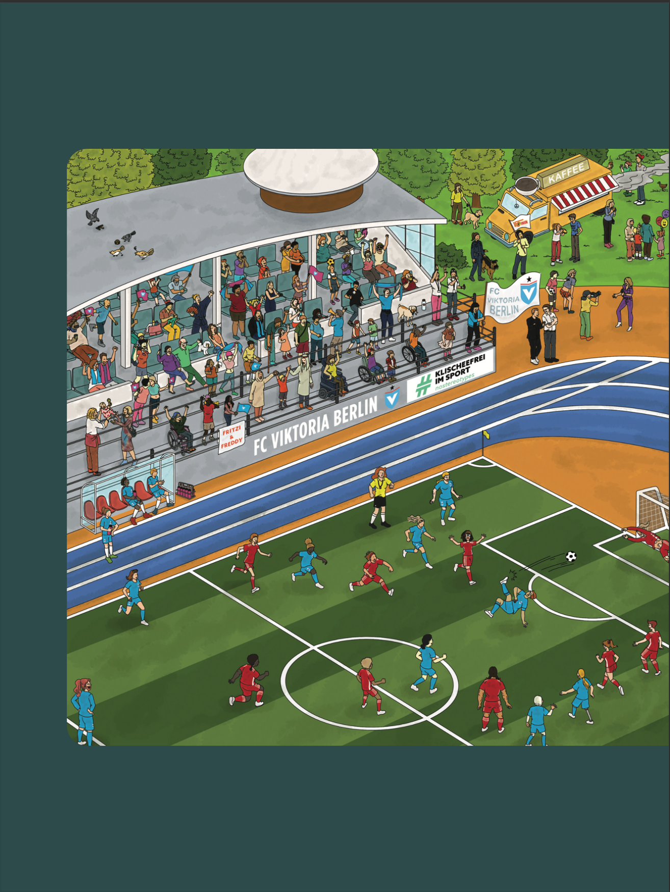 "Mimi's colourful world" - FC Viktoria Berlin in the inclusive sports picture book