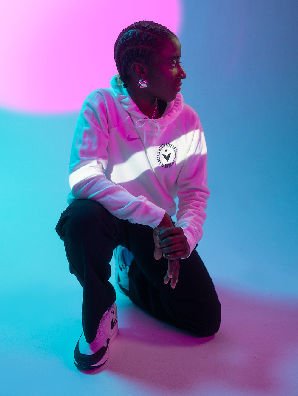 FC Viktoria Hoodie Weiß