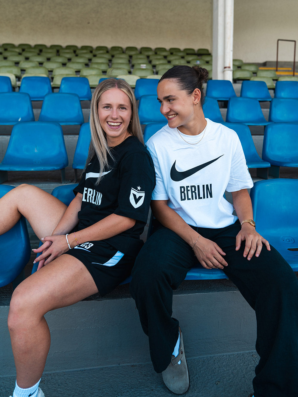 Team Wear T-Shirt Schwarz/Weiß