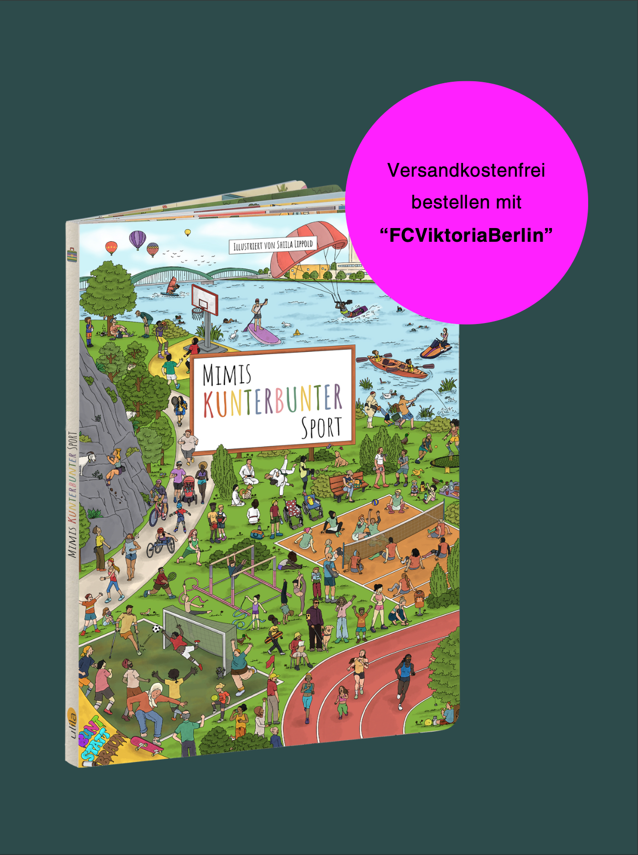 "Mimis kunterbunte Welt" - FC Viktoria Berlin im inklusiven Sportwimmelbuch
